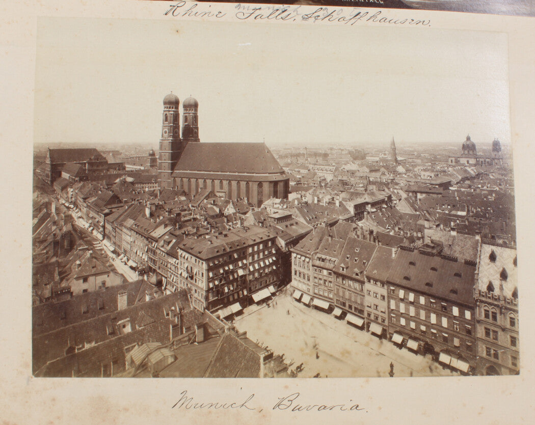 Vintage Munich City View 8x10 Reprint - Germany Travel Wall Art, Unframed Photo Print