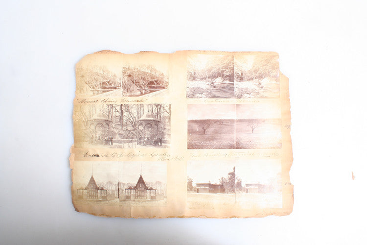 SET OF 12 STEREOVIEWS OF FAIRMOUNT PARK CHAMOUNIX - PHILADELPHIA, PA
