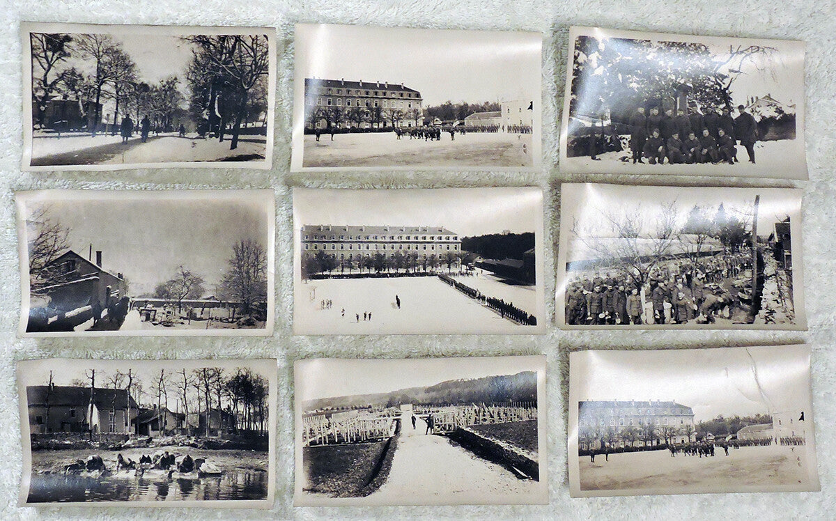 SAINT CHAMOND WWI FRANCE LINE 1918 GROUP OF 17 PHOTOS
