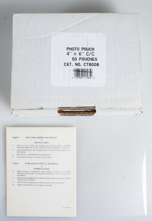 PHOTO LAMINATING 4X6 POUCH 50 PACK SET OF 2