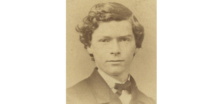 1866 PHOTO MAN NAMED GEORGE FAMILY INFO ON BACK, ST. LOUIS, MO