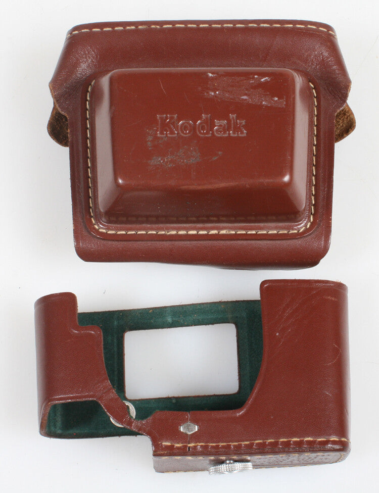 KODAK 35 BROWN LEATHER CAMERA CASE