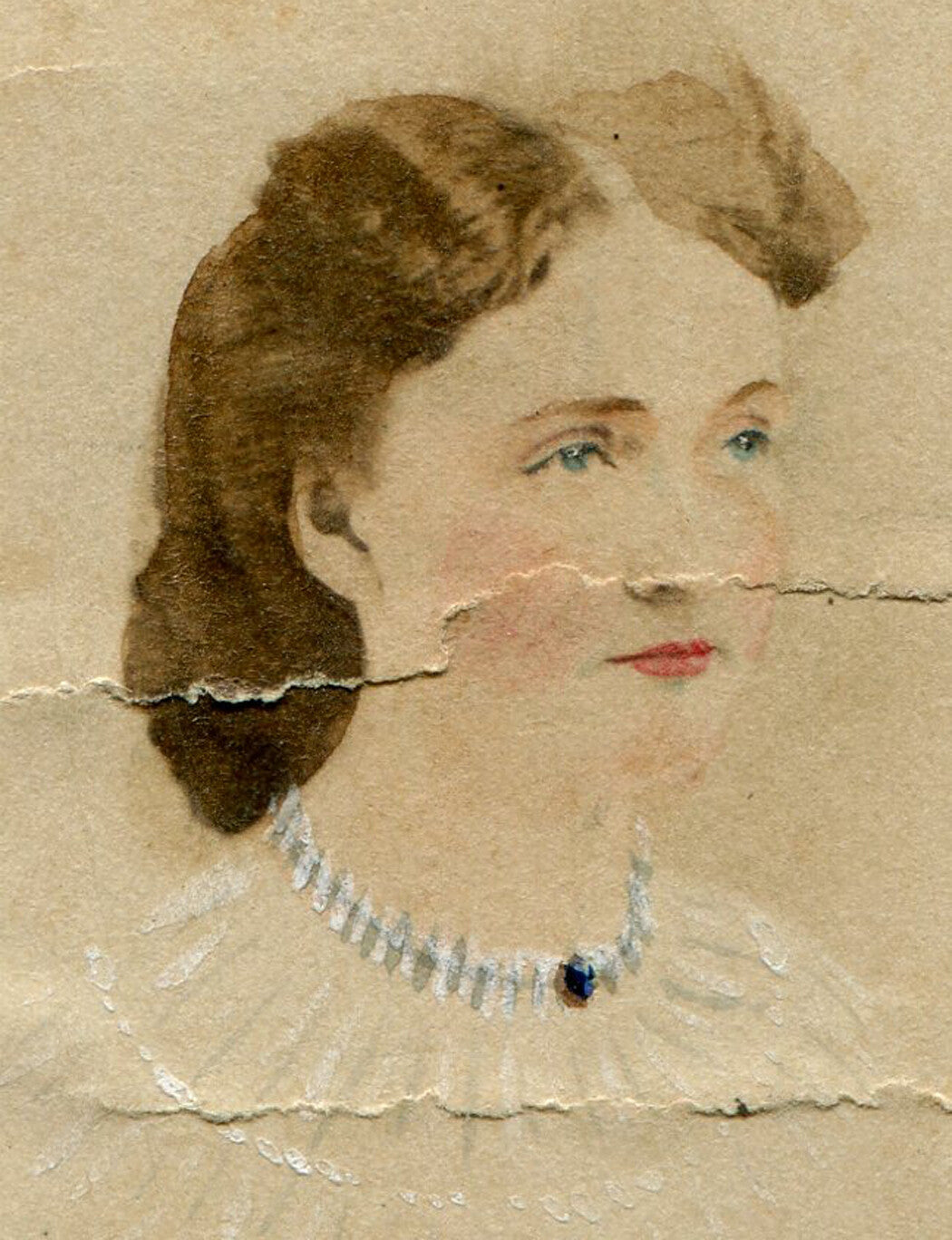 WOMAN, TINTED. CDV. PHILADELPHIA, PA.