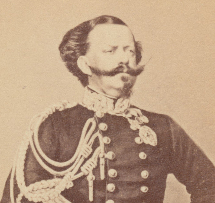 PORTRAIT OF KING OF ITALY VICTOR EMMANUEL II