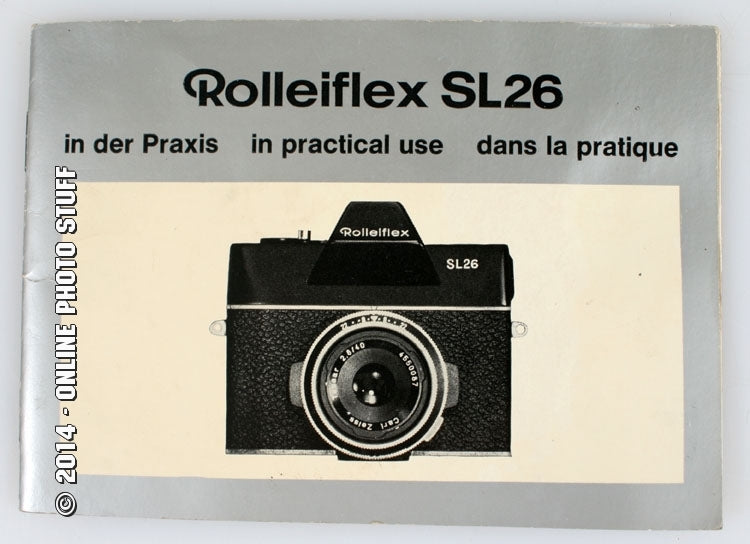 ROLLEIFLEX SL26 MANUAL