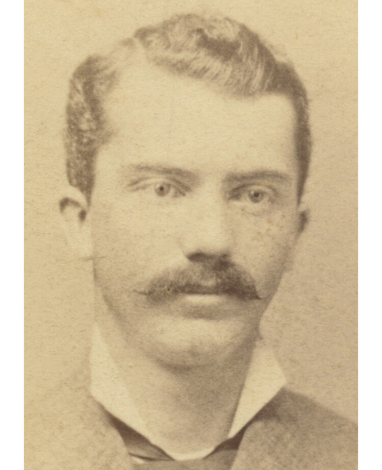 FROM BOONVILLE, MO, PHOTO OF MAN W/ NICE SUIT, MUSTACHE
