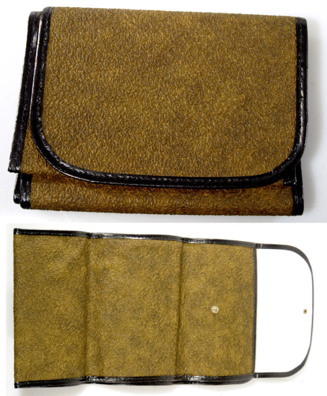 Vintage Tripod and Projection Screen Case - Brown with Black Trim, 31x7, Portable Gear Organizer