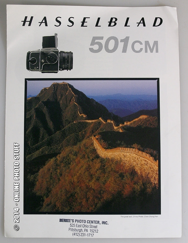 HASSELBLAD 501CM BROCHURE
