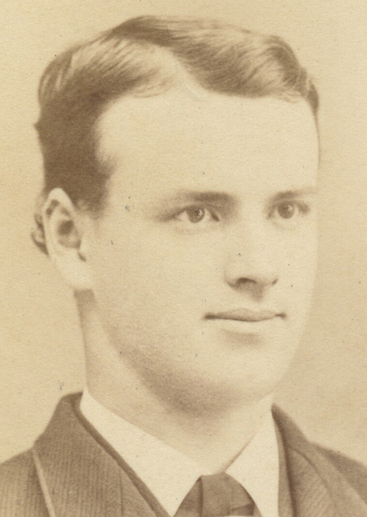 FROM WINCHENDON, 1881 PHOTO OF MAN W/ NICE SUIT