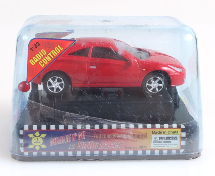MEGA TOYS CHARGE N GO RED TURBO RACER RADIO CONTROL CAR IN ORIG. PACKAGE