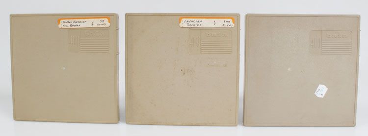8MM 400 FT REEL CASES SET OF 3 CASES ONLY