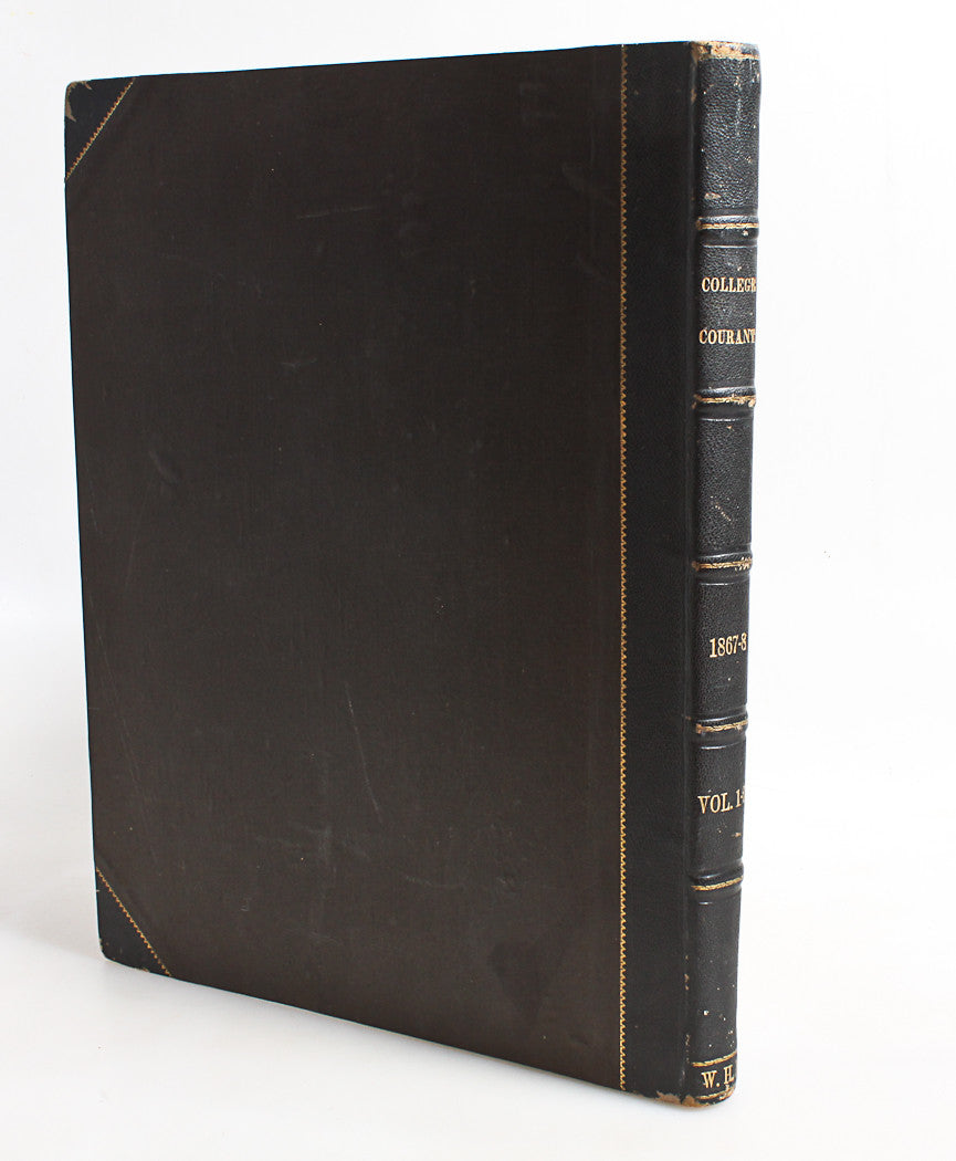 THE COLLEGE COURANT: A WEEKLY JOURNAL YALE UNIVERSITY, HARD COVER 1867-68