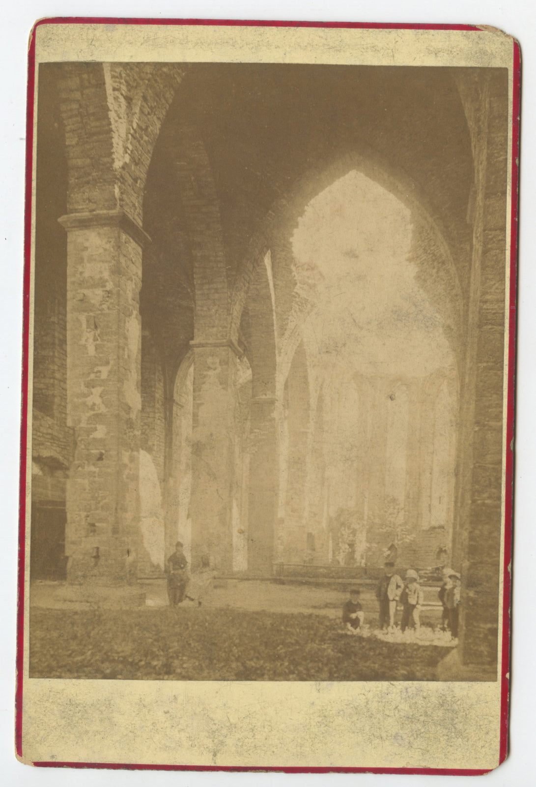 ARCHITECTURE, ST. NICOLAS, ARCH, HEMSE, GOTLAND, VINT PHOTO