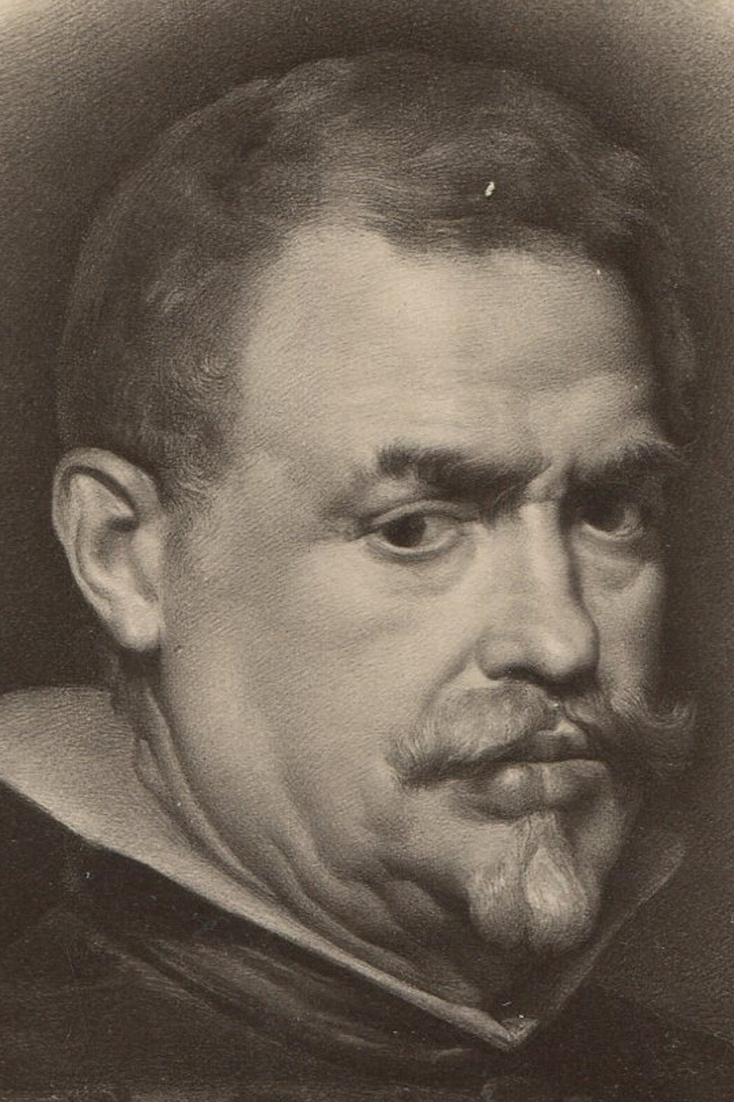 Vintage Cabinet Card Portrait by Diego Velazquez - Original 19th Century Photo, Wall Decor