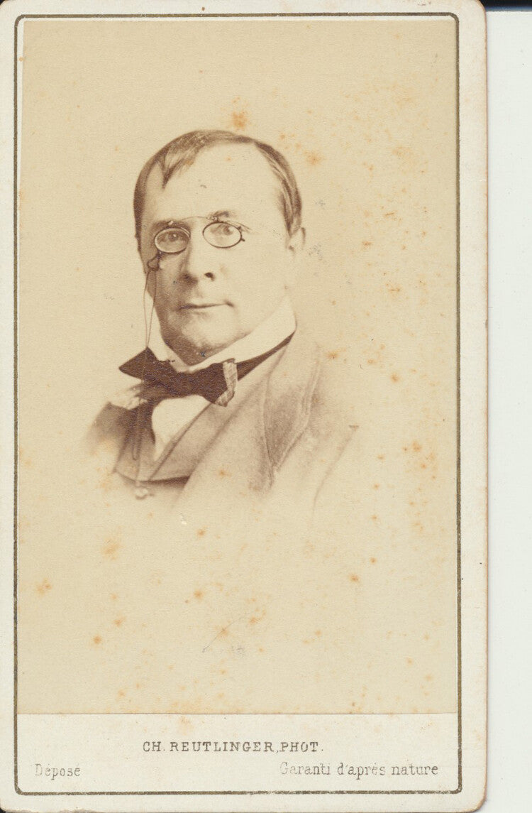 CDV PORTRAIT OF FRENCH JOURNALIST EMILE DE GIRARDIN