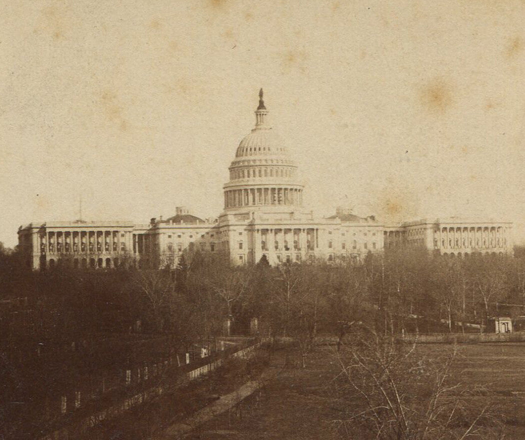 U.S. CAPITAL BUILDING. STEREOVIEW.