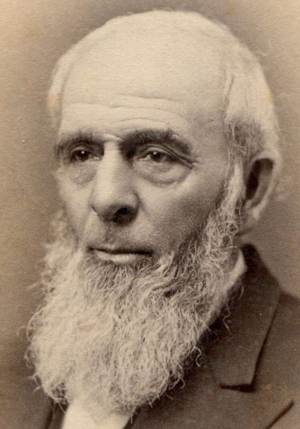 MAN IMPERSONATING RIP VAN WINKLE. CDV. FORT EDWARD, N.Y.