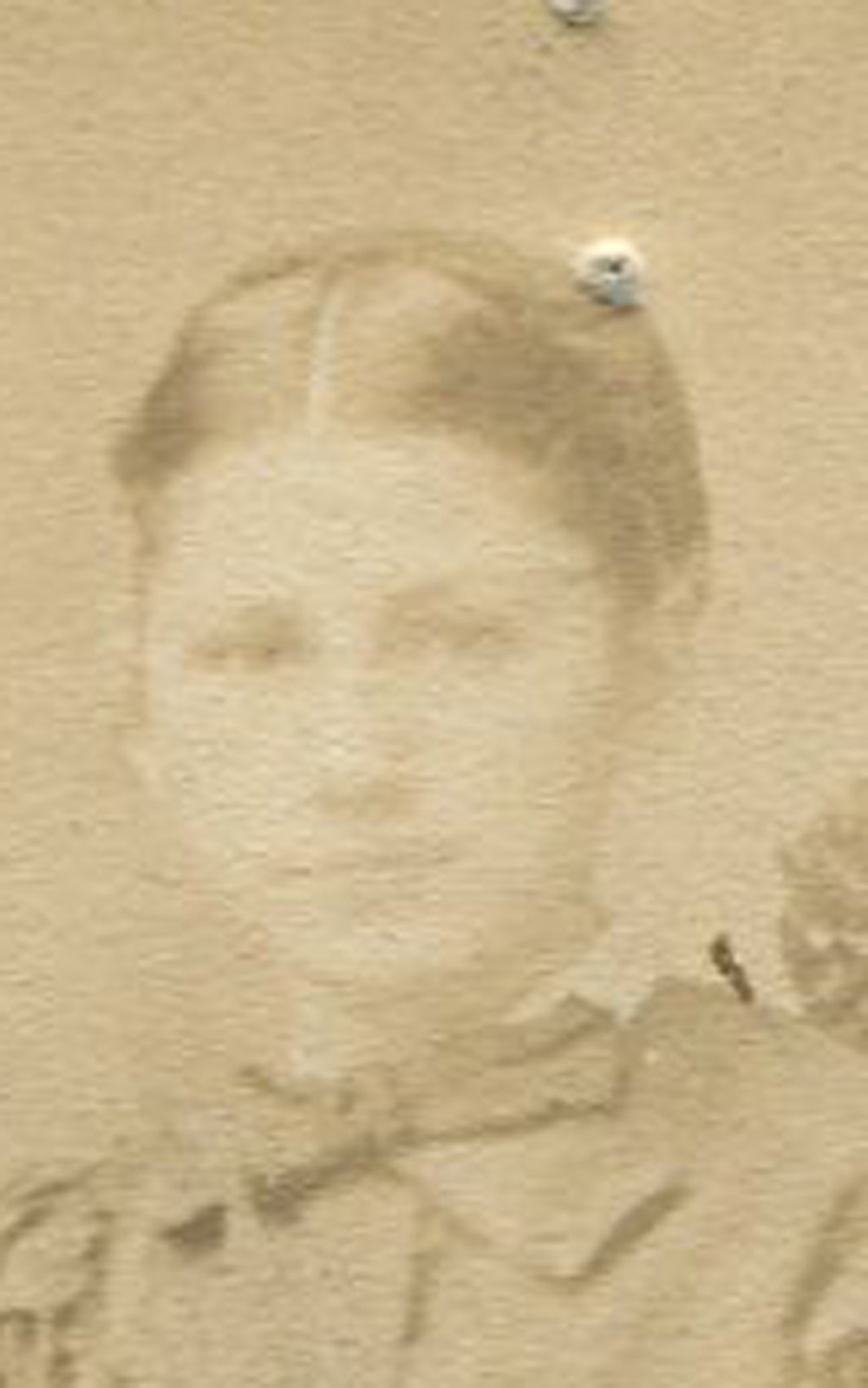 PRETTY YOUNG WOMAN SEATED AT TABLE. CDV. PITTSBURGH, PA.