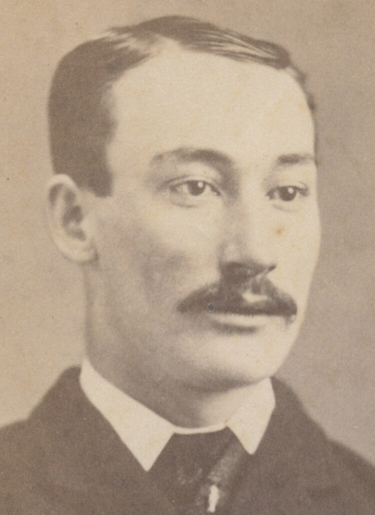 MORRISVILLE, VT, PHOTO BY ROBINSON, MAN W/ NICE SUIT + MUSTACHE