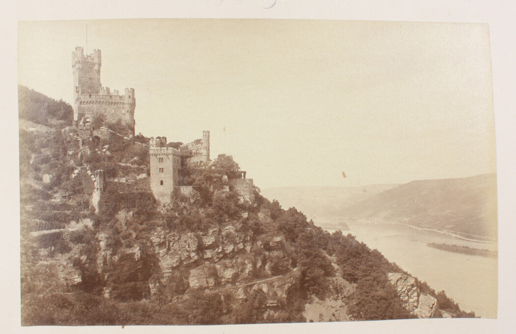 Vintage Rhine Castle 8x10 Image-Only Photo Print - Wall Art, Travel Photography, European Scenery