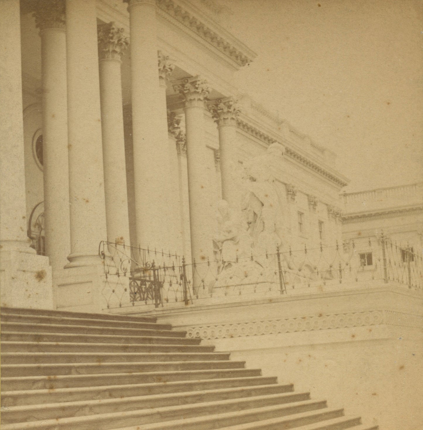 ART + ARCHITECTURE, WASHINGTON DC, VINT PHOTO SENATE, STATUE