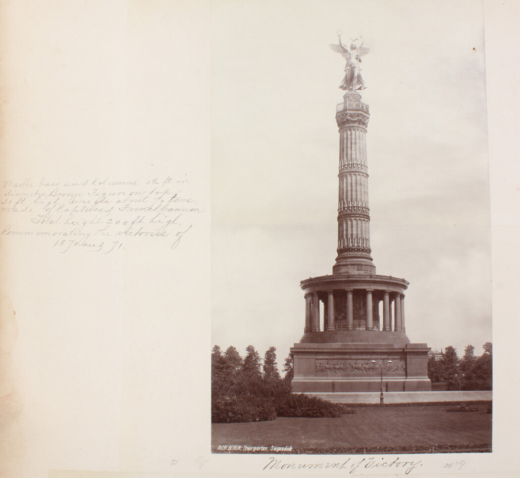 VICTORY COLUMN, GERMANY. 8x10 reprint