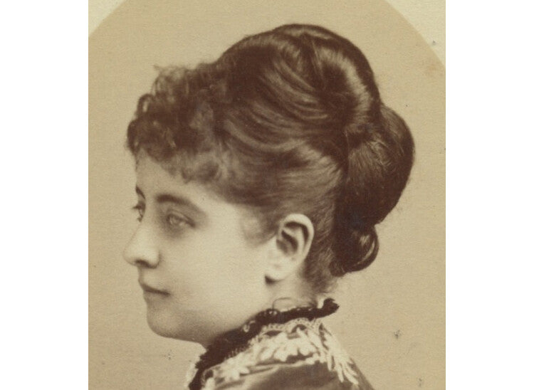 CDV STUDIO PORTRAIT PRETTY LADY FROM LUCCA BY SARONY