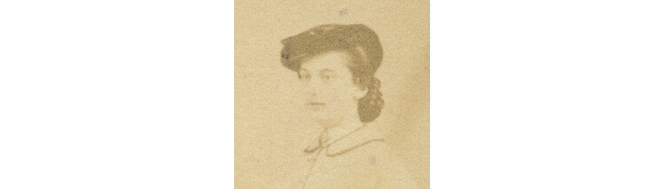 STATEN ISLAND, NY, PHOTO OF LADY W/ PRETTY DRESS + HAT