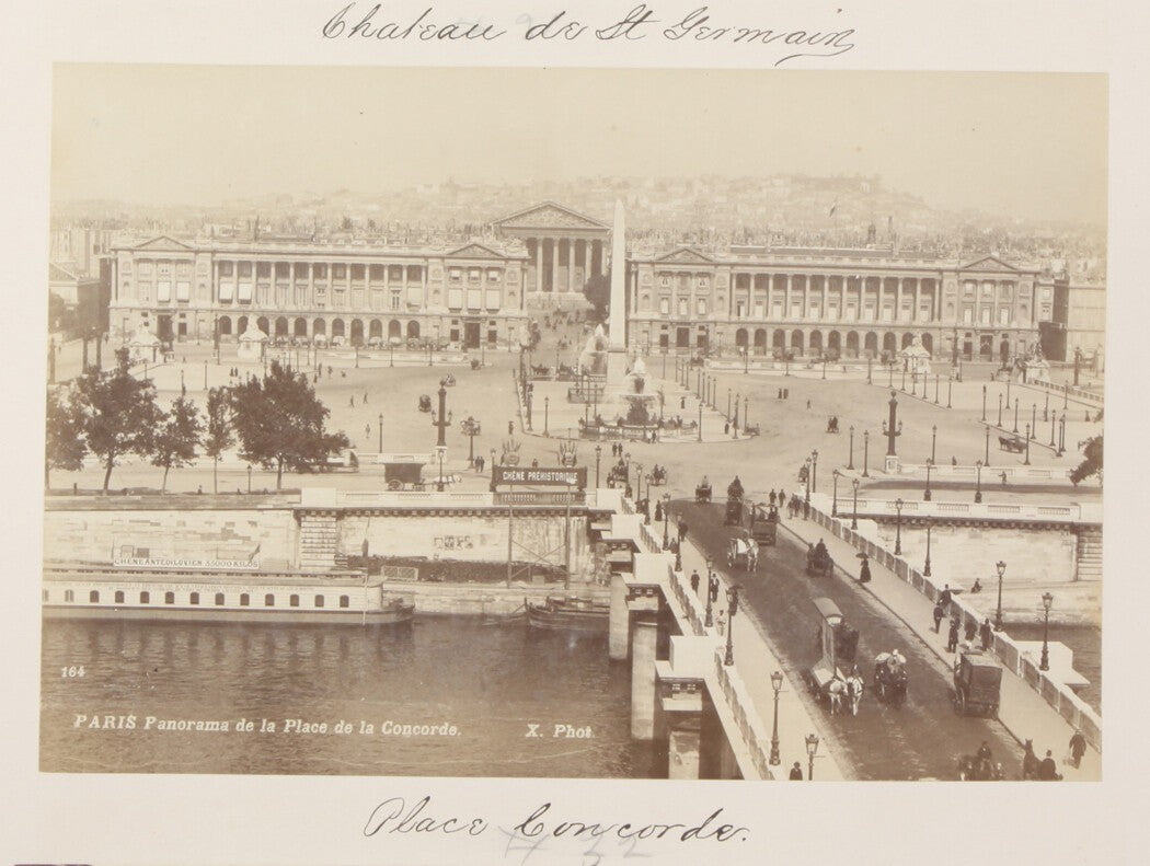 Vintage Place de la Concorde, Paris Photo - 8x10 Reprint, Gallery-Ready Wall Art