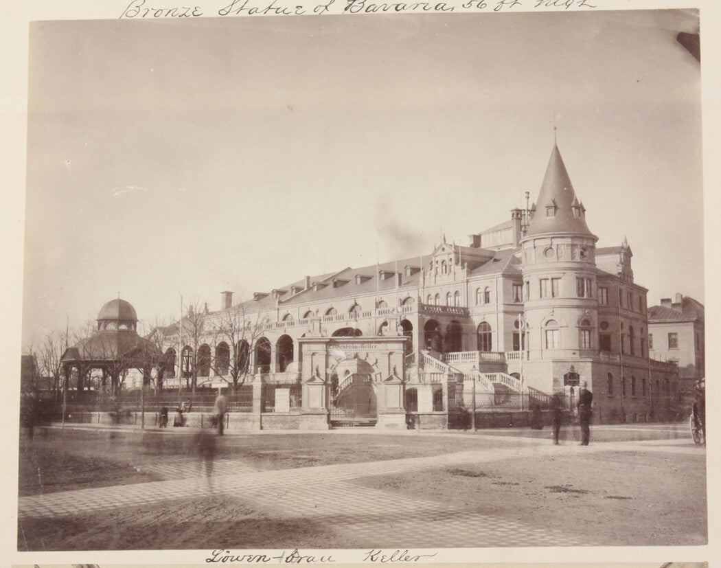 Vintage 8x10 Architecture Photo Munich Bavaria City View Reprint, Vintage Photograph
