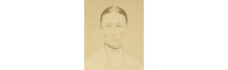 LANCASTER, PA, CIVIL WAR ERA LADY, CDV PHOTO