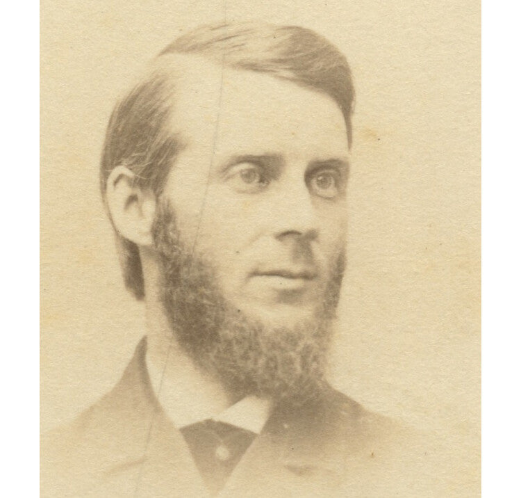 FROM SALMON FALLS, NH, PHOTO OF MAN W/ GREAT CHIN BEARD