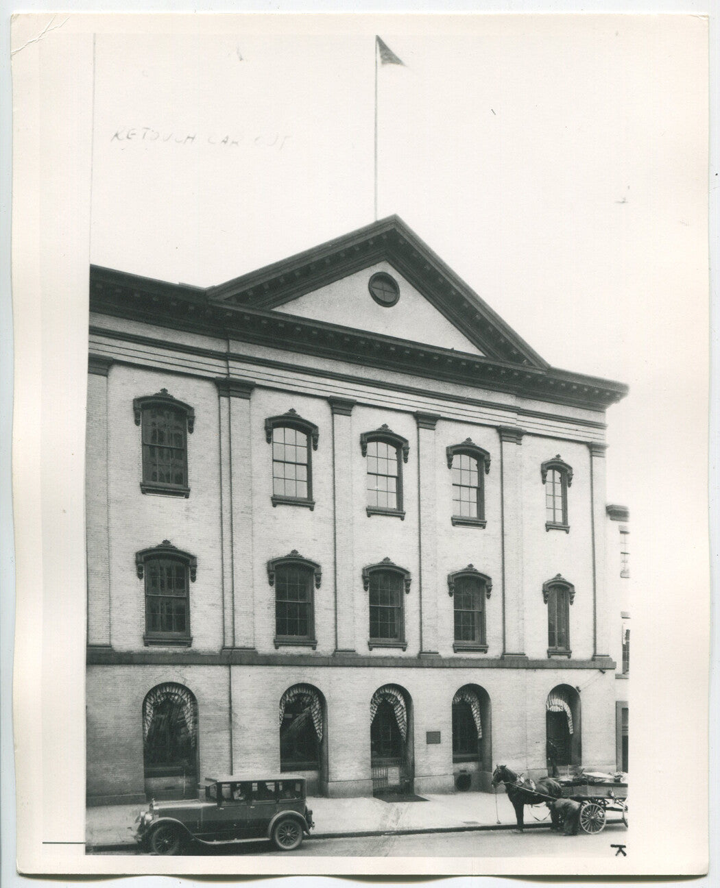ARCHITECTURAL EXTERIOR, BRADY COLLECTION. NATIONAL ARCHIVES.