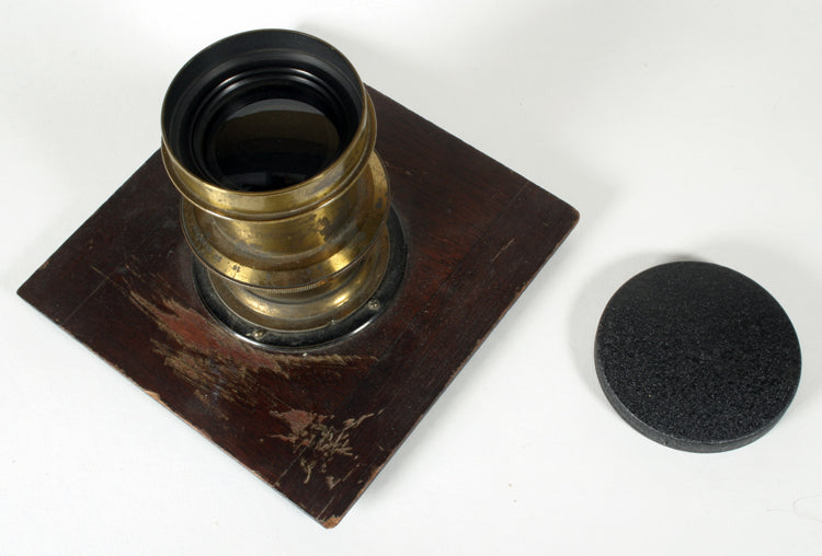 BAUSHCH LOMB RAPID UNIVERSAL LARGE BRASS LENS