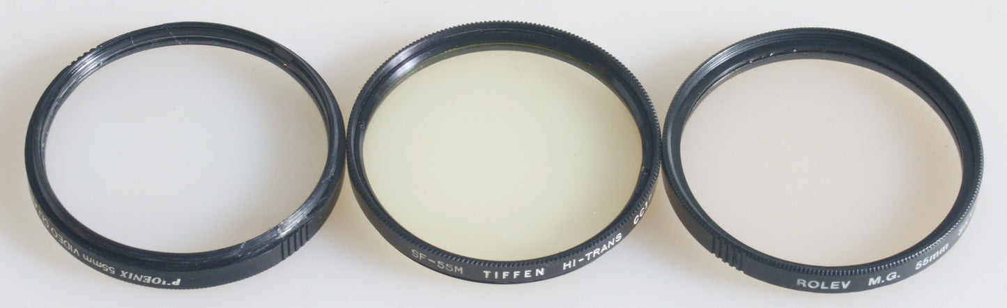 55MM FILTERS SET OF 3 CCY10Y/SKY/UV