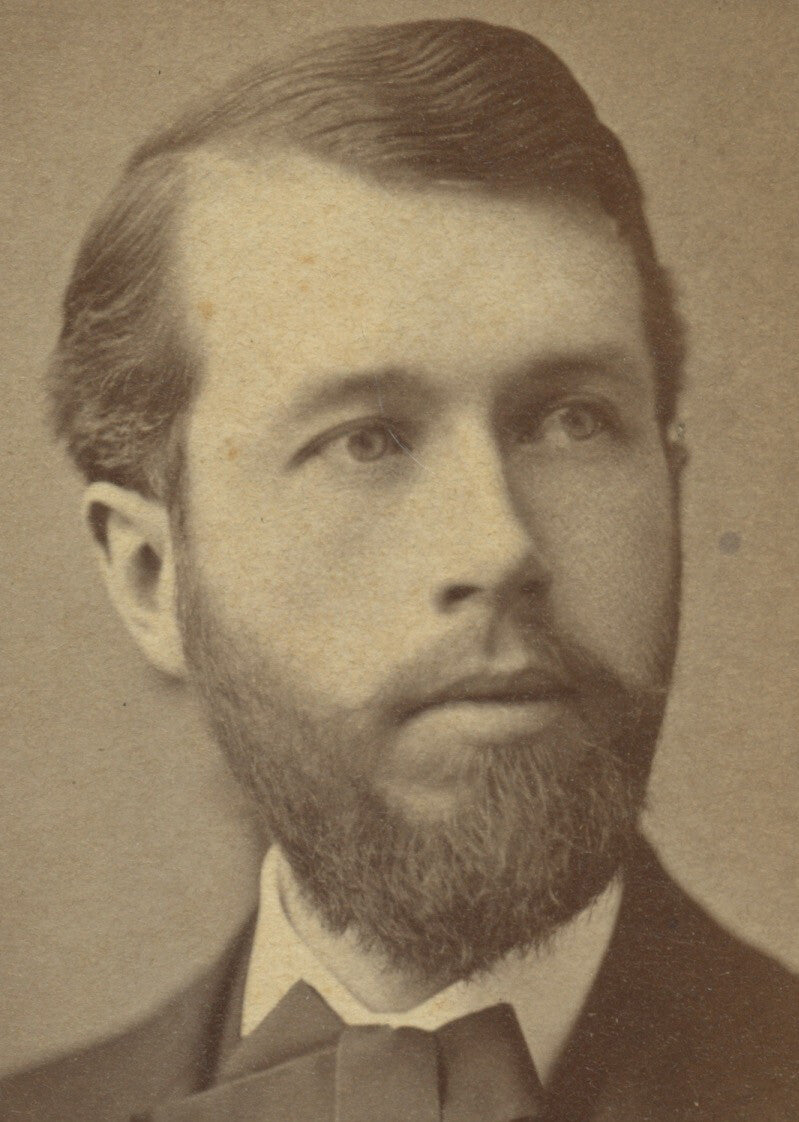 FROM HARTFORD, CONN, PHOTO OF HANDSOME MAN W/ BEARD