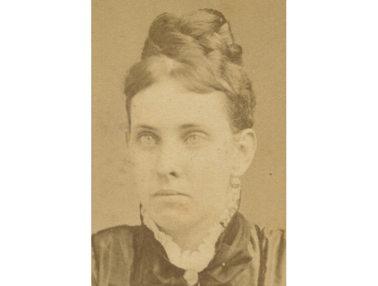 GREAT FALLS, NH, PHOTO BY GARDNER, LADY W/ BEAUTIFUL DRESS