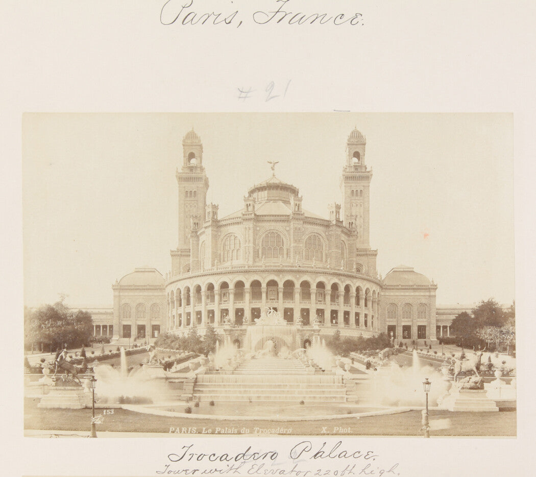 TROCADERO PALACE, PARIS, FRANCE. 8x10 reprint