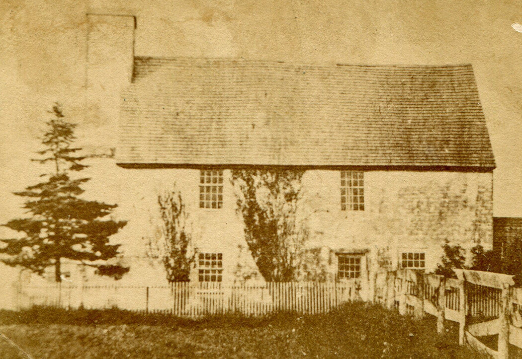 ARCHITECTURAL VIEW, OLD STONE HOUSE. GUILFORD, CONN. CDV.