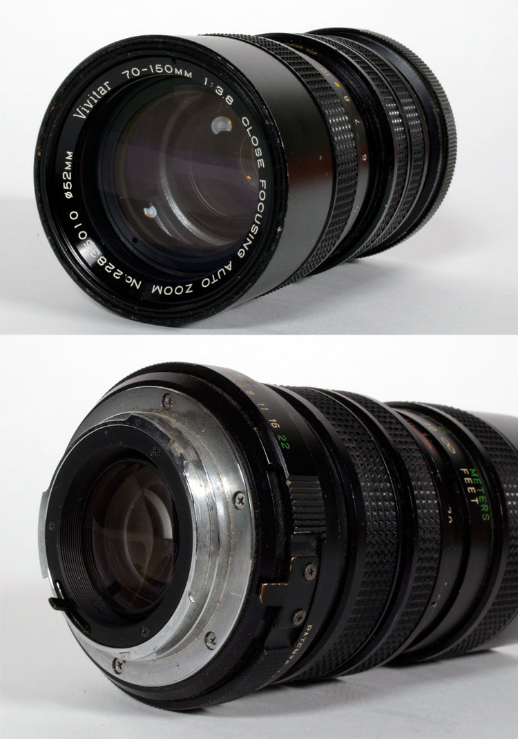 Vintage Minolta MD 70-150mm f/3.8 Telezoom Lens - Close Focus, Manual