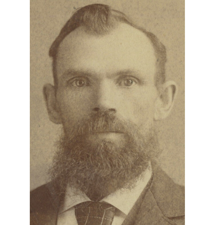 PORTLAND, OR, PHOTO MAN W/ WIRY BEARD BY DAVIES