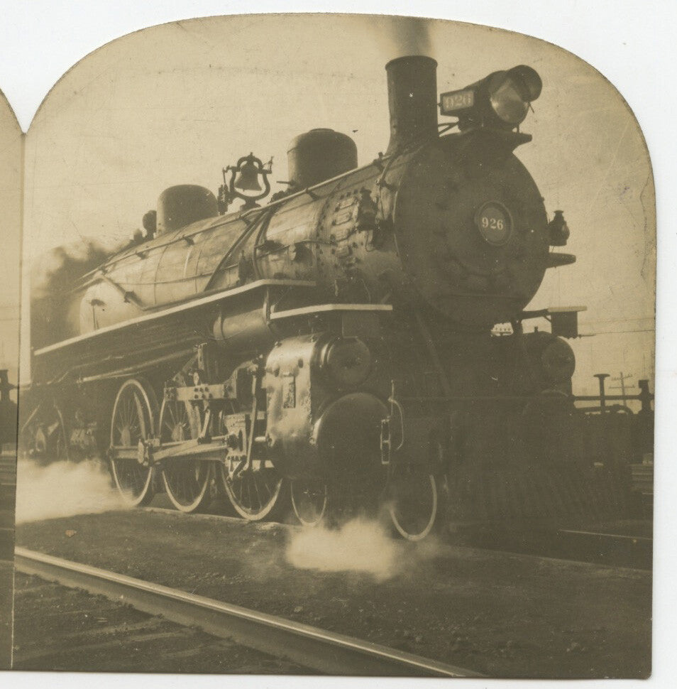 LOCOMOTIVE ENGINE IN STERO UNCUT RARE