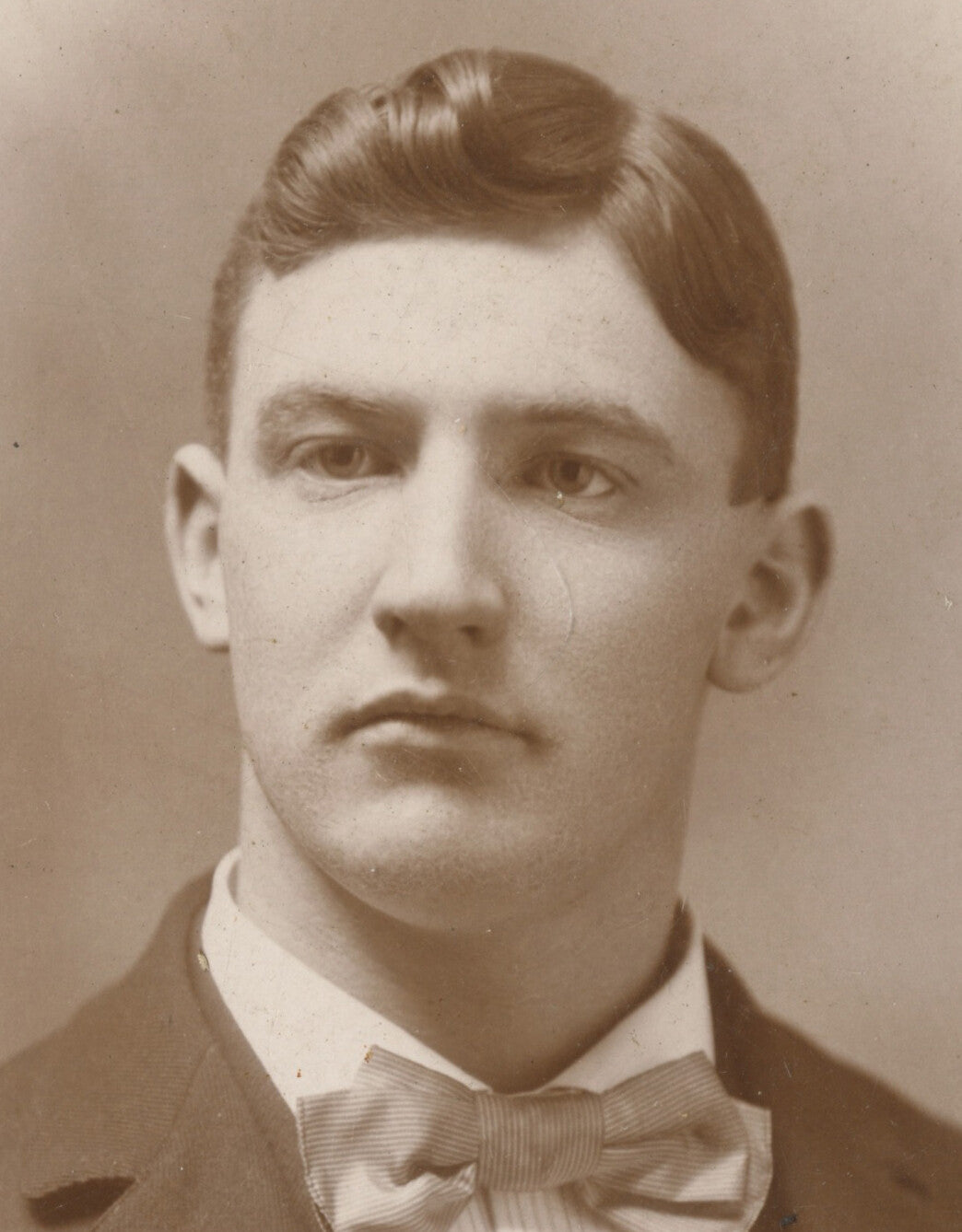 ORANGE, MASS, PHOTO OF HANDSOME MAN, LADIES NAMES ON BACK