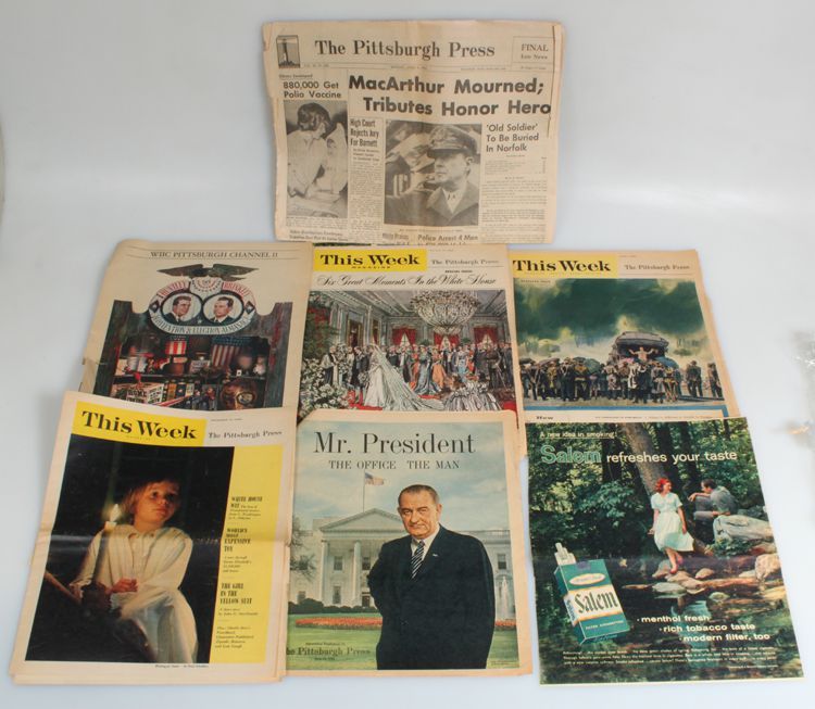 PITTSBURGH PRESS, GROUP OF 7,HISTORICAL OVERVIEW OF PRESIDENTS OF AMERICA