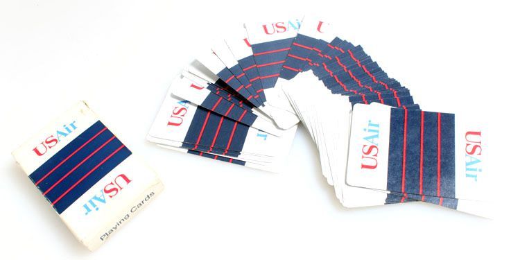 US AIR PLAYING CARDS QUASI VINTAGE