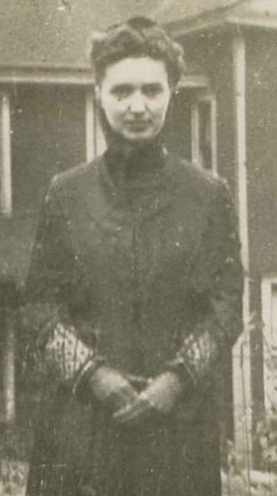 Vintage Victorian Costume Photo 1890s Haunting Portrait in Pageant 1945