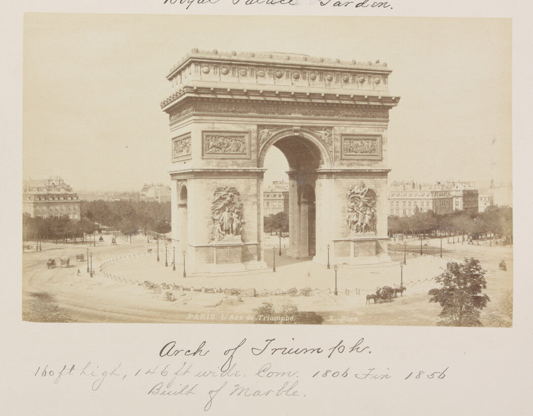 ARCH DE TRIUMPH, PARIS, FRANCE. 8x10 reprint