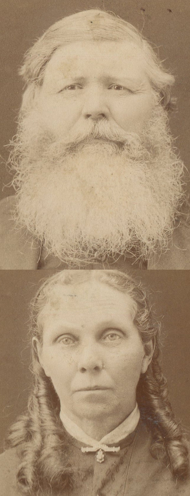 GOTTA BE SANTA AND MRS CLAUS IN THE OFF SEASON. HAVE A LOOK. CABINET CARD 2 SET.