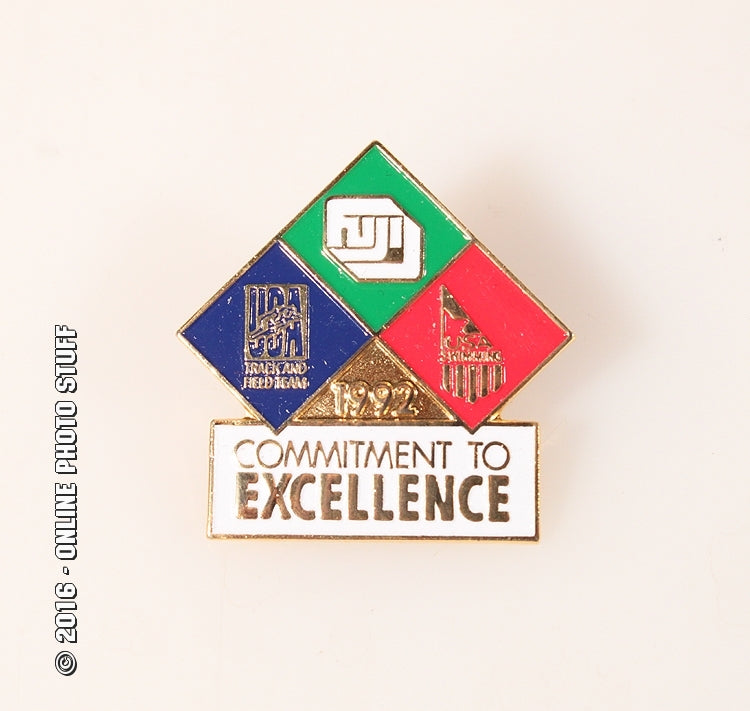 FUJI 1992 TRACK/ FIELD AND SWIMMING PIN
