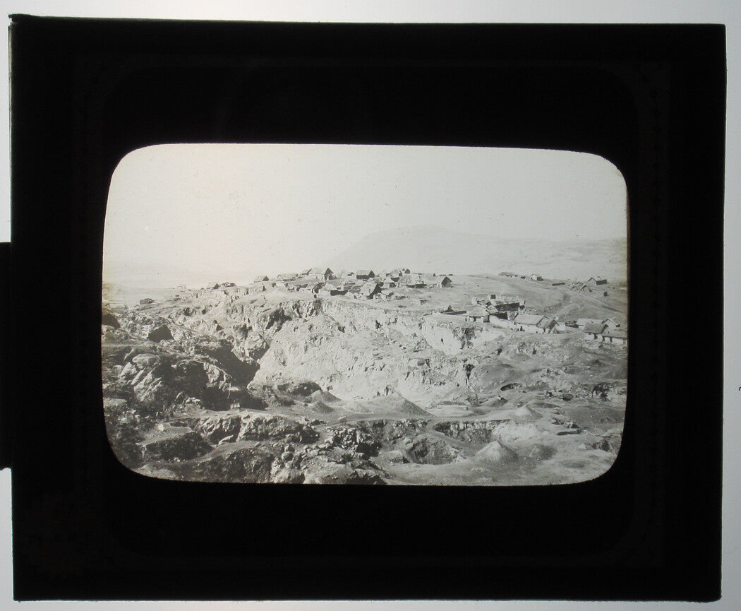 RUINS AT CATALINA, PERU. PHOTO ON GLASS.